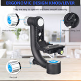 WEYLLAN PH6 Carbon Fiber Gimbal Tripod Head for DSLR/Video