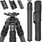 WEYLLAN HN403 Lightweight Carbon Fiber Shooting Tripod - Essential for Outdoor Hunting, Precision Shooting & Field Trips