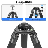 WEYLLAN NX7 Carbon Fiber Tripod with 75mm Bowl and Adapter