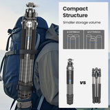 WEYLLAN GX9-85 Heavy-Duty Carbon Fiber Tripod with 85mm Bowl