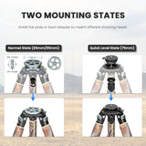 WEYLLAN LX9G Carbon Fiber Heavy Duty Bowl Tripod