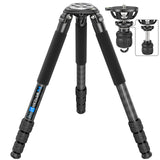 WEYLLAN NX7 Carbon Fiber Tripod with 75mm Bowl and Adapter