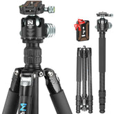 WEYLLAN FX6 Carbon Fiber Tripod with 44mm Panorama Low Profile Ball Head
