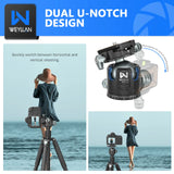 WEYLLAN RH44 Low Profile 44mm Tripod Ball Head
