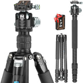 WEYLLAN FX7 Carbon Fiber Tripod with 44mm Arca Swiss Low Profile Ball Head