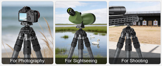 WEYLLAN HN403 Carbon Fiber Shooting Tripod Product Description